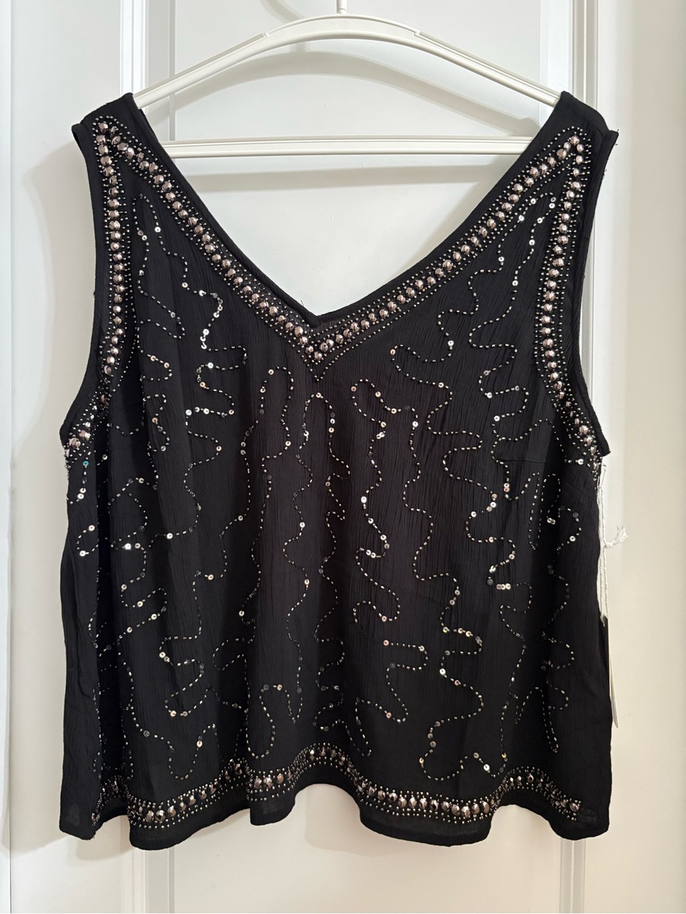 LIVE 4 TRUTH Sequin Black Top